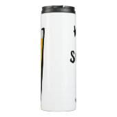 Behalt It Simples Funny Golf Beer Thermosbecher (Rückseite)