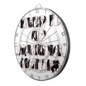 Behalt It Up / Hakuna Matata Art Print Dartscheibe (Vorderseite rechts)