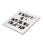 Behalt It Up / Hakuna Matata Art Print Fliese (Seite)