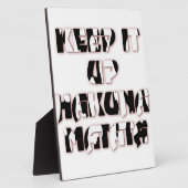 Behalt It Up / Hakuna Matata Art Print Fotoplatte (Seite)