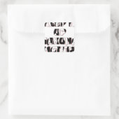 Behalt It Up / Hakuna Matata Art Print Quadratischer Aufkleber (Tasche)