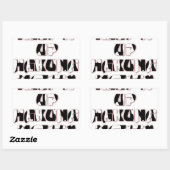 Behalt It Up / Hakuna Matata Art Print Rechteckiger Aufkleber (Blatt)