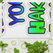 Behalt It Yours Hakuna Matata Art Print Küchentuch (Gefaltet)