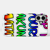 BEHALT IT YOURS Hakuna Matata Geschenke Case-Mate iPhone Hülle (Rückseite (Horizontal))