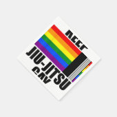 Behalt Jiu Jitsu Gay Shirt LGBT Gay Pride Monat 20 Serviette (Ecke)
