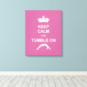 Behalt-Kabel und Tumble Leinwanddruck (Insitu (Holzboden))