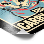 Behalt Kamala und Carry On-A-La LA Kamala Harris Fotodruck (Ecke)