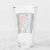 Behalt Kamala und Carry On-A-La LA Kamala Harris Glas (Rückseite)