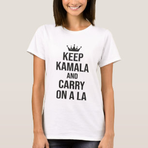 Behalt Kamala und Carry-on-ala Funny Election Zita T-Shirt