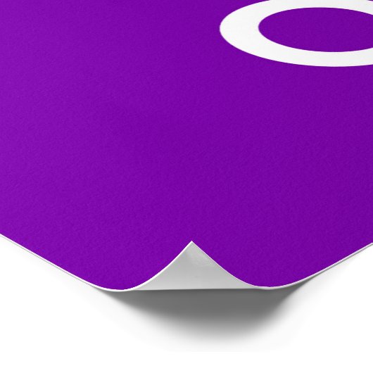 Behalt Kamala und Carry Onala Lila Background Poster (Ecke)