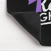 Behalt Kampf gegen die Alzheimer-Epilepsie Warrior Mousepad (Ecke)