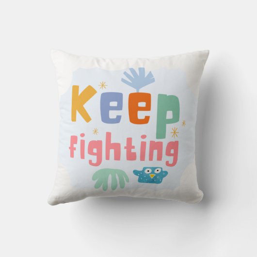 Behalt-Kämpfe Kissen (Rückseite)