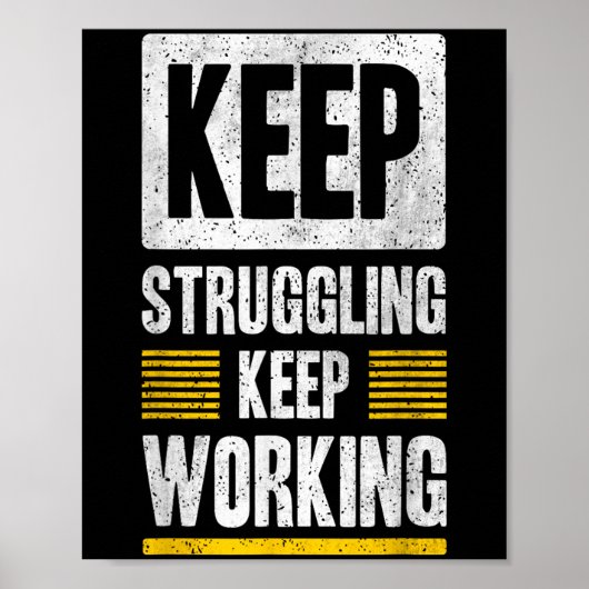 Behalt Kämpfen Behalte Arbeitstitel Graphic Poster (Vorne)