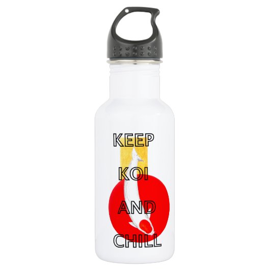BEHALT KOI UND KIND TRINKFLASCHE (Vorderseite)