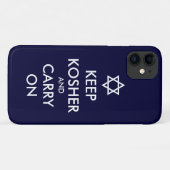 Behalt Kosher und Carry On Case-Mate iPhone Hülle (Rückseite (Horizontal))