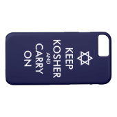 Behalt Kosher und Carry On Case-Mate iPhone Hülle (Rückseite (Horizontal))