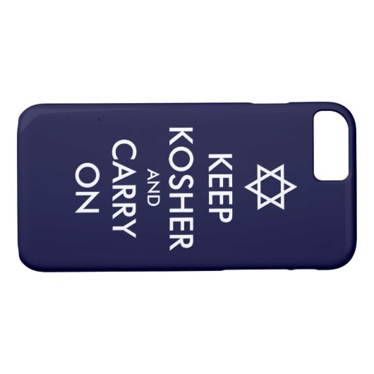 Behalt Kosher und Carry On Case-Mate iPhone Hülle (Rückseite (Horizontal))
