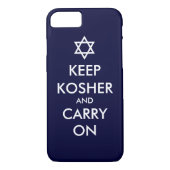 Behalt Kosher und Carry On Case-Mate iPhone Hülle (Rückseite)
