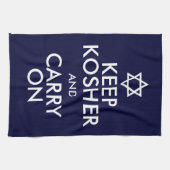 Behalt Kosher und Carry On Küchentuch (Horizontal)