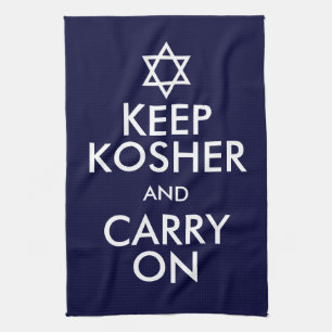 Behalt Kosher und Carry On Küchentuch