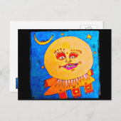 Behalt Lächeln Art Postkarte (Vorne/Hinten)