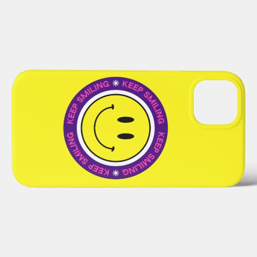 Behalt Lächeln Case-Mate iPhone Hülle (Rückseite (Horizontal))