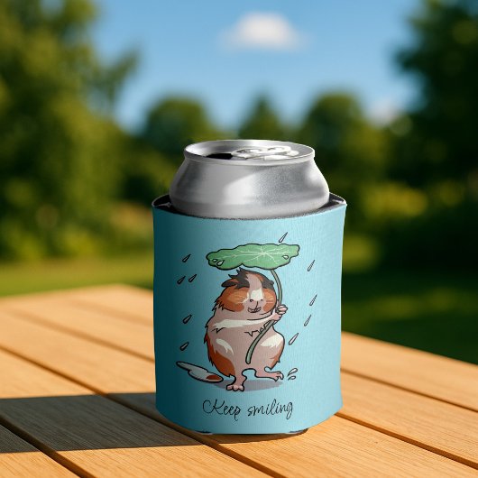 Behalt Lächeln glückliche Guinea Schweinchen genie Dosenkühler