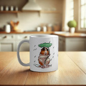 Behalt Lächeln glückliche Guinea Schweinchen genie Kaffeetasse