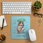 Behalt Lächeln glückliche Guinea Schweinchen genie Mousepad