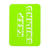 Behalt Lächeln, Grün von Chartreuse Magnet (Vertikal)