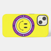 Behalt Lächeln iPhone Hülle (Rückseite (Horizontal))