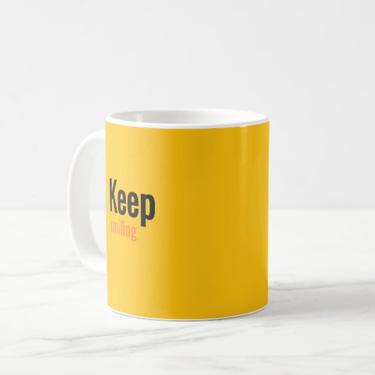 behalt lächeln kaffeetasse (Vorderseite Links)