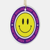 Behalt Lächeln Keramik Ornament (Rechts)