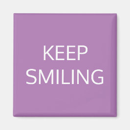 Behalt Lächeln, Lavendelbläschen Magnet