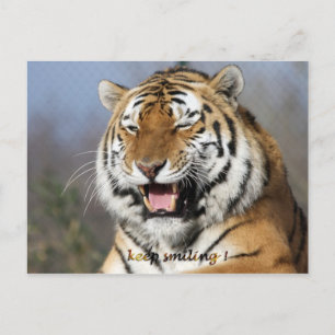 behalt lächeln postkarte