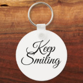 Behalt lächeln schlüsselanhänger (Vorderseite)