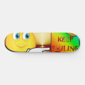 Behalt Lächeln Skateboard (Horizontal)