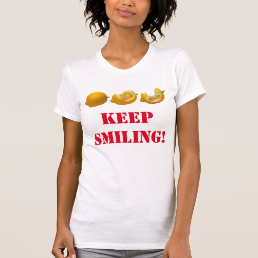 Behalt Lächeln T-Shirt (Vorderseite)