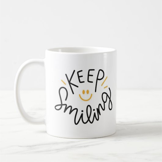 Behalt Lächeln Tasse (Links)