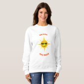 Behalt Lächeln und Behalt Shining Sweatshirt (Vorne ganz)