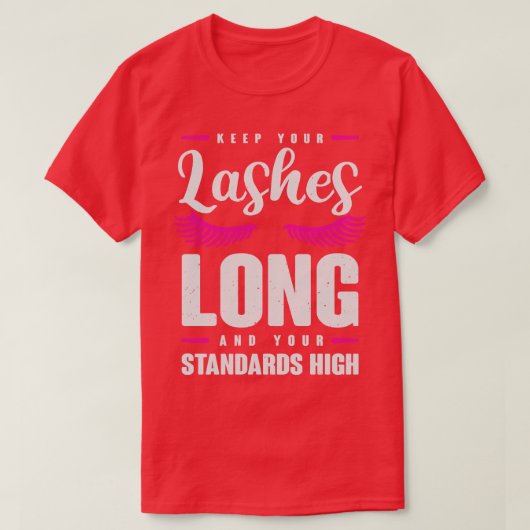 Behalt lange und hohe Standards T-Shirt (Design vorne)