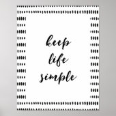 Behalt Life Simple Poster (Vorne)