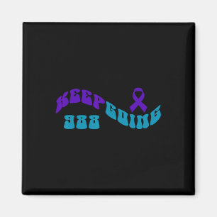 Behalt, Lila Aquamarine Selbstmordbewusstsein zu m Magnet