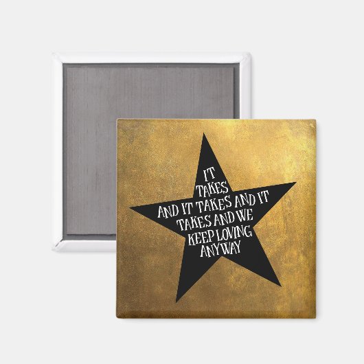 Behalt Love Anyway Magnet (Vorderseite/Rückseite)