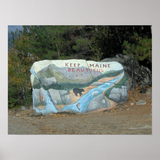 Behalt Maine Beautiful Poster (Vorne)