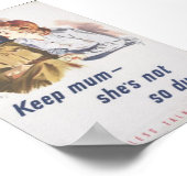 Behalt Mama, sie ist nicht so dumm Poster (Ecke)