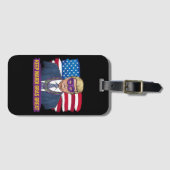 Behalt Mardi Gras Great Funny Trump Mardi Gras 202 Gepäckanhänger (Vorderseite (Horizontal))