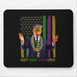 Behalt Mardi Gras Great Funny Trump Mardi Gras 202 Mousepad