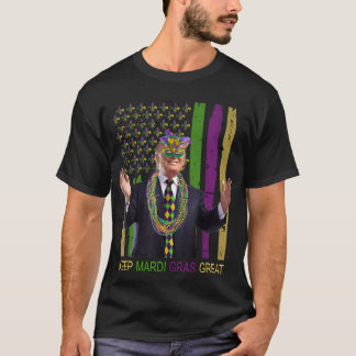 BEHALT MARDI GRAS GREAT Funny Trump Mardi Gras 202 T-Shirt