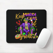 Behalt Mardi Gras Große Karnevalsumgebung Funny Tr Mousepad (Mit Mouse)
